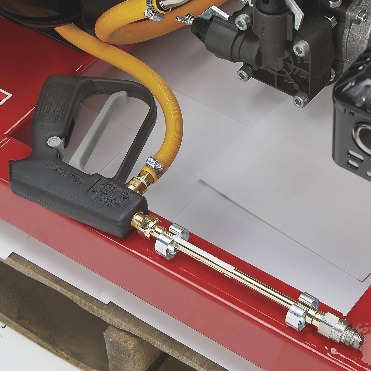 Commercial engines and triplex pumps