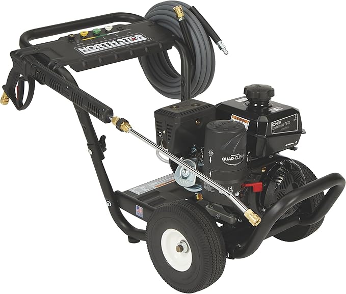 NorthStar Electric Cold Water Start/Stop Pressure Washer — 3000 PSI, 2.5 GPM (230V)